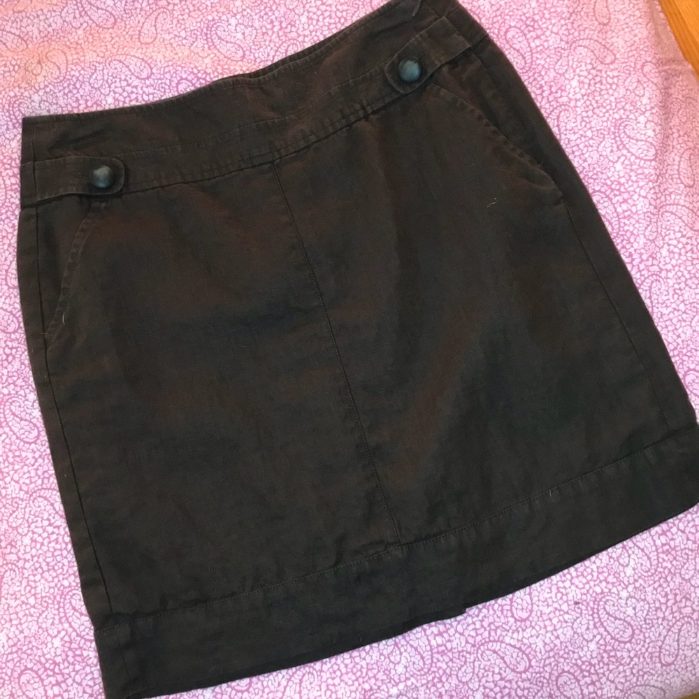 Banana Republic Rich Brown Mini Skirt